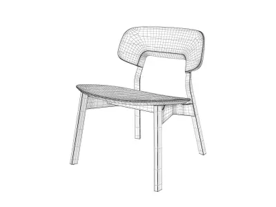 Nonoto Lounge Chair 3D model