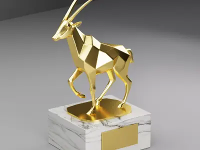 Oryx Trophy Asset 3D model