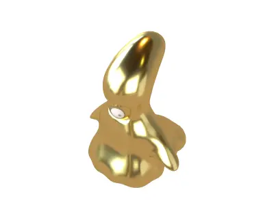 Slime OI v1 0003 Low-poly 3D model