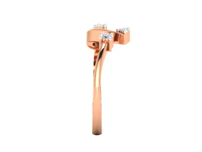 Women Ring  Render 3dm STL OBJ FBX MTLDetails 3D print model 3