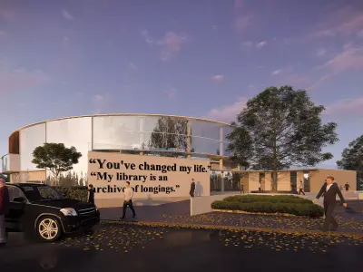 Neighborhood Library  3D model