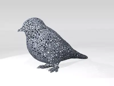 Swallow Voronoi 3D model