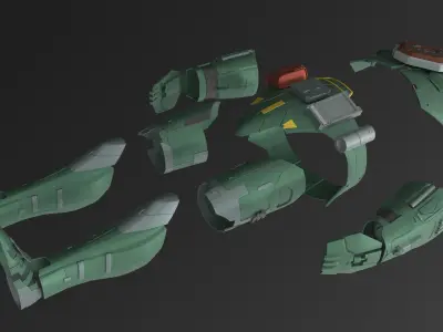 JEDI ARMOR FULL ARMOR FOR 3DPRINT FOR COSPLAY 3D model