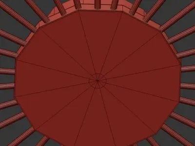 LED Chandelier 3D model