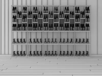 Wine Cellar - Home Furniture 02 3D model