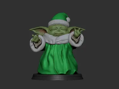 Green Baby - Santa Outfit 3D print model