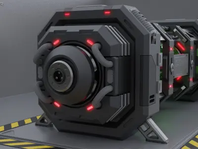 Sci-Fi Device 3D model