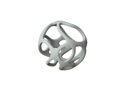 SciFi Cube Object No 29621 Low Poly Shape Texture