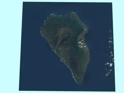 La Palma Island 3D model