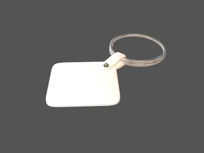 Key Ring v2 001 Low-poly 3D model