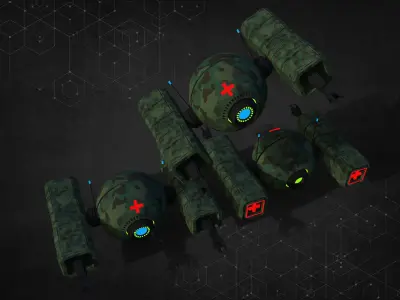 Soldier Drone Type 5 The Doctor-Medic 3D model