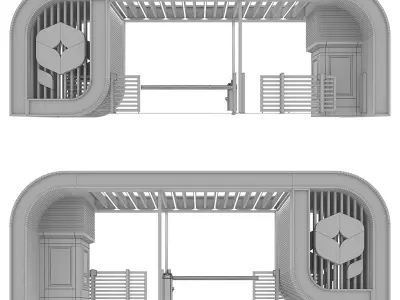 Entry group 2 3D model