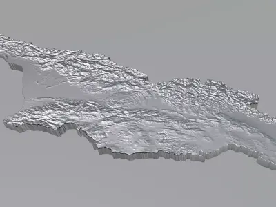 Georgia Terrain Country 3D model