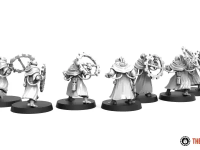 Dark Techno - Teslarite Converters 3D print model