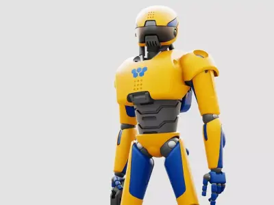 POLICE OFFICER ANDROID  RIGGED 3D model