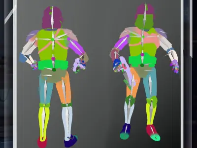 Clone Trooper Phase 2 AT-TE Gunner Rigged Low-poly 3D model