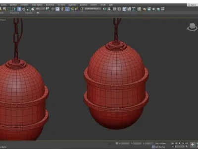 Broomley Pendant Light Low-poly 3D model