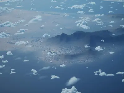 Cape Town South Africa City Landscape 3D Model 3D model