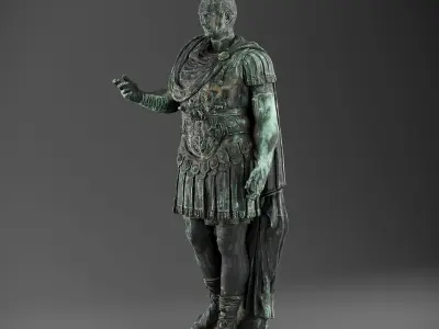 Caesar Statue 3D model