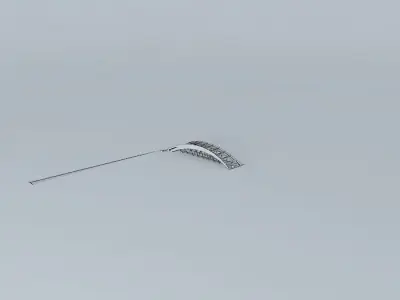 Bridge on Cresent Lake. Free 3D model