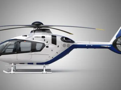  Airbus Helicopter H135 - Eurocopter EC135 with Cockpit and Interior 