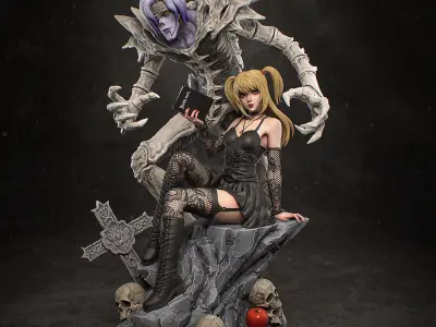 Misa Amane 3D Print 3D print model