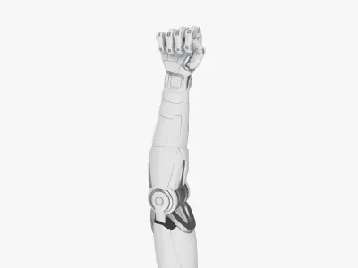 Cyborg arm fist 3D model