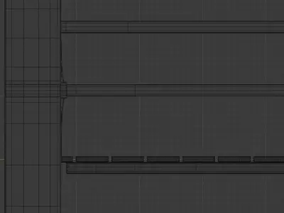 Simple wooden bridge demo Free 3D model