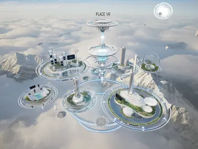 MetaPlanet City 3D model