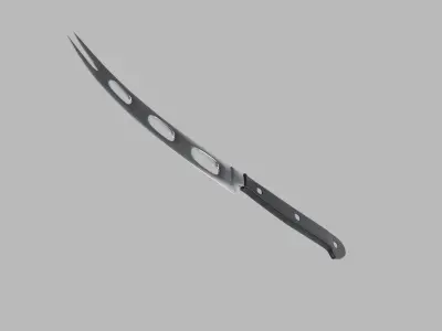Cheese Knife Low-poly 3D model