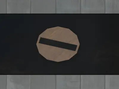 Low Poly Tools hammer Low-poly 3D model