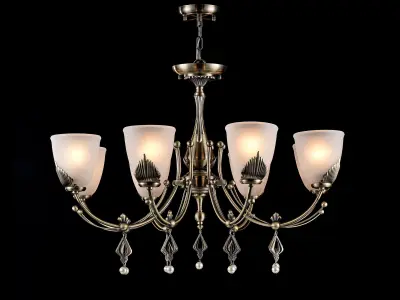 Chandelier Basil RC146-PL-08-MG Maytoni Classic Free 3D model