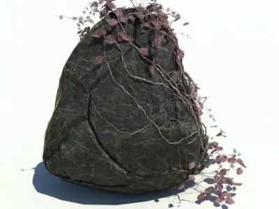 Dark rocks 136 am126 3D model