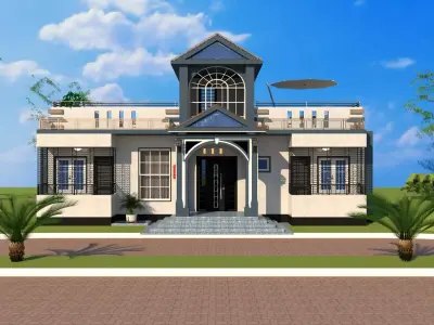 House Exterior Design  3D model buy
