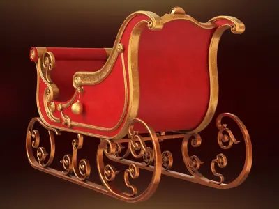  Santa Claus Sleigh 