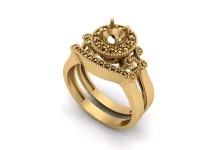 Jewelry ring 152 3D print model