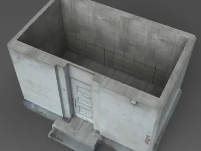 Small building 1 Low-poly 3D model