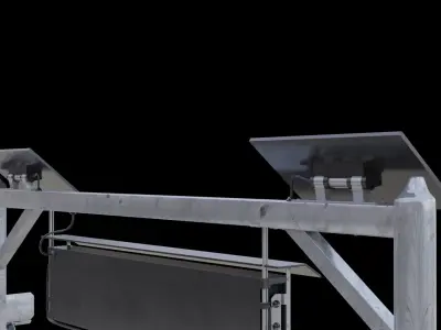 Outdoor Light modules Display 3D model 3D model