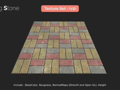 Paving Stone - small seamless textures set Texture