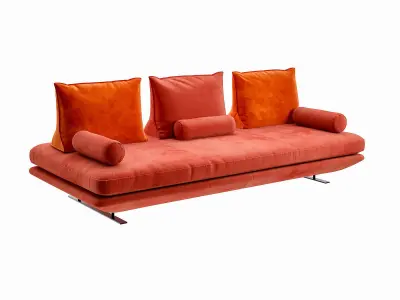 Prado Sofa L 120 3D model