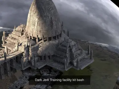 Train sci fi track collection 1 3D Model Pack