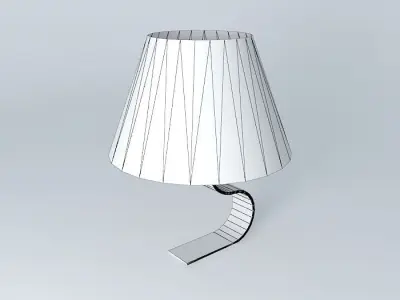 lampshade table lamp with shade Free 3D model
