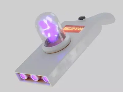 Concept of Portal gun from Rick and Morty 3D model 3D model
