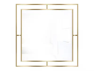 Mirror in a metal frame GZ-M1025 3D model