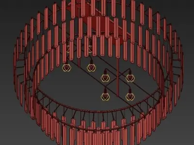 Nessa Round Chandelier by Arteriors Home 3D model