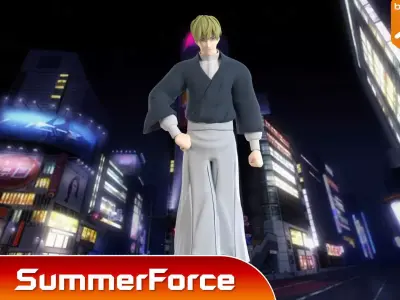 Naoya Zenin -  Jujutsu Kaisen 3D model