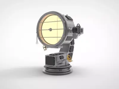 Marine Searchlight 3D model