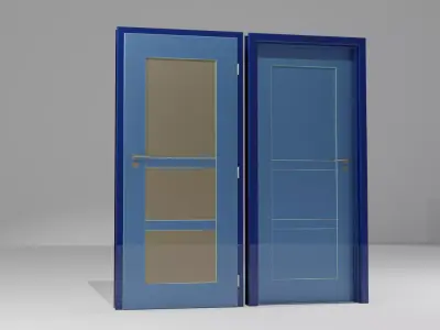 the door Low-poly 3D model