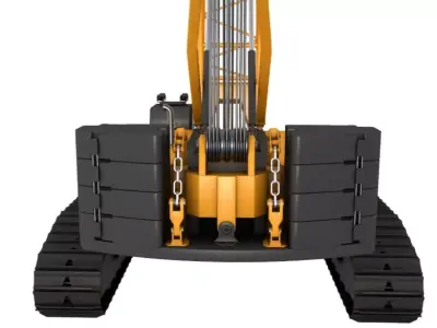 Crawler Crane 3D model