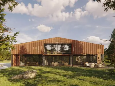 Exterior Archviz 3Ds Max Model Corona 9  3D model